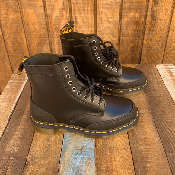 Dr. Martens 1460 Guard Panel Lace Up Boots - Picture 2 of 15